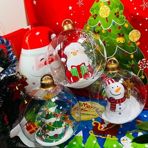 Inflatable Christmas Balls 60Cm Printed Outdoor Holiday Yard Decorations - Product Image 1