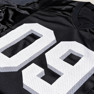 חולצת רשת רטרו קלאסית בהתאמה אישית של OUNA, הדפס סובלימציה גדול במיוחד, עיצוב רחוב עם צווארון וי, חולצת כדורגל - Product Image 2