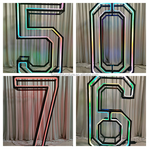 Tùy chỉnh khổng lồ số với ánh sáng RGB marquee ánh sáng lên số cho bữa tiệc sinh nhật trang trí - Product Image 3
