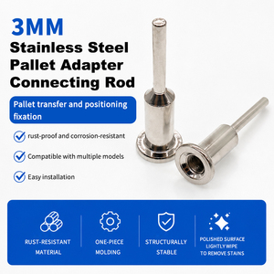 3mm Schaft M6 Innengewinde-Bohreradapter Werkzeugzubehör Edelstahl-Verbindungsstangenadapter für Rotationswerkzeug Polieren - Product Image 5