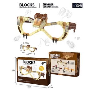 <strong>Robot</strong> Dinosaur <strong>Series</strong> Glasses Small Particle <strong>Building</strong> <strong>Blocks</strong> Assemble 5 Optional Children Educational Plastic Gift Toys 2025 - Product Image 2