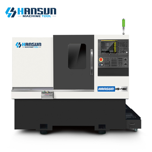 เครื่องกลึงซีเอ็นซีแบบแกนเดี่ยวแนวนอน รุ่น HS 46C แบบเตียงเอียง สำหรับงานกลึงขนาดกลาง ประเภทแก๊งค์ไทป์ เหมาะสำหรับการกลึงชิ้นส่วนขนาดใหญ่จำนวนมาก เช่น แท่งโลหะ และชิ้นส่วนขนาดเล็ก - Product Image 1