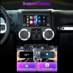 Auto Multimedia Speler Voor Jeep Grand Cherokee Liberty Wrangler Chrysler 7 Inch Dual Knoppen Android Radio 2-32Gb Carplay Gps Wifi - Product Image 4