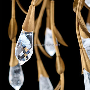 लिविंग रूम विला सीढ़ी के लिए समकालीन क्रिस्टल फूल आकार लंबे समय तक चलने वाले कमरे विला सीढ़ी के लिए - Product Image 2