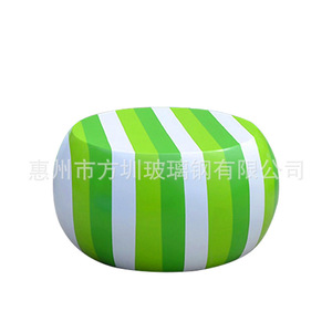 Silla de Ocio de Fibra de Vidrio, Asiento Redondo Combinado, Muebles Duraderos para Áreas de Descanso Públicas - Product Image 5