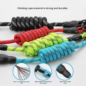 Tali Anjing Reflektif Nylon Baru untuk Anjing Sedang & Besar Tali Hewan Peliharaan Anti-Lepas dari Penjualan Langsung Zhejiang - Product Image 4
