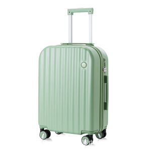 Valise de cabine unisexe 20 pouces avec roulettes pivotantes à 360 degrés, grande capacité, coque rigide en PC couleur unie, bagage à roulettes - Product Image 3