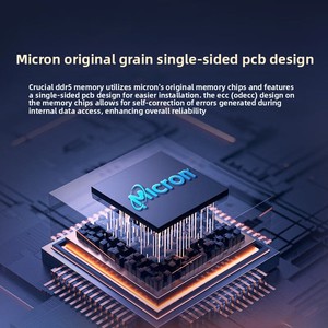 ยิงรุ่ยต้า DDR5 32G แมกนีเซียม 5600MHz โมดูลหน่วยความจำสำหรับแล็ปท็อป CT16G56C46S5 หน่วยความจำประสิทธิภาพสูงช่วยเพิ่มความเร็วของแล็ปท็อปเพื่อการใช้งานที่ราบรื่นยิ่งขึ้น - Product Image 3