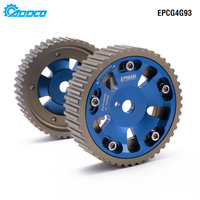 ADDCO - EPMAN pour Mitsubishi Mirage 93-02 4G93 Moteur Dohc Engrenages de distribution réglables en aluminium à vernier Poulies EPCG4G93