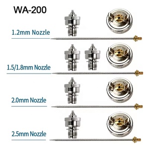 WA-101 WA-200 tự động súng phun vòi phun + kim + aircap Set wa101 wa200 sửa chữa Kit phun các bộ phận khí nén công cụ - Product Image 6