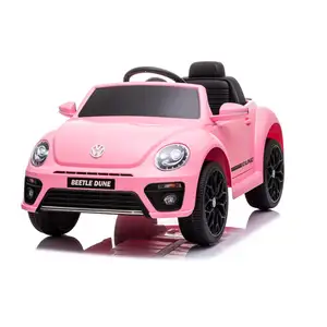 Venda quente 12v rosa crianças carro licenciado passeio em brinquedo voiture pour enfant carro elétrico para crianças à venda