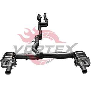 Silencieux d'échappement Catback Vortex Valvetronic pour Mercedes Benz E200 E300 W213, haute performance, acier inoxydable poli miroir, auto - Product Image 2