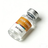 Autocollant personnalisé à transfert thermique haute adhérence pour flacons de peptides 3 ml, 5 ml, 10 ml, flacons injectables