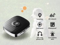 Rastreador GPS 4G para Mascotas, Mini Localizador GPS para Perros y Gatos, Dispositivo de Rastreo Antipérdida con Batería de Larga Duración, Compatible con Tarjeta Nano SIM