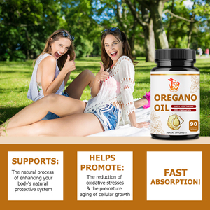 Cápsulas de Aceite de Orégano 100% Vegetarianas, Suministro de Fábrica, con Hoja de Orégano Silvestre del Mediterráneo, Apoyo a la Salud Digestiva, a Base de Hierbas - Product Image 6