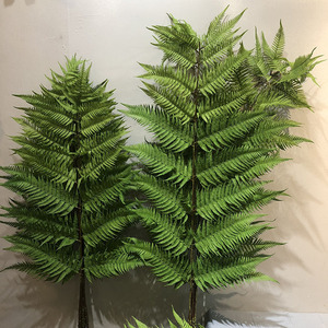 Simulación de ramas de helecho <span class=keywords><strong>Ricitos</strong></span> de oro Hojas de helecho artificial Gran simulación de plantas verdes - Product Image 3