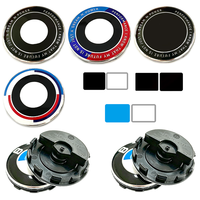 5 Set 56mm 68mm untuk Tutup Tengah Roda Mobil Model Floating BMW E46 E39 E38 E90 E60 X1 X3 X5 X6 50th Anniversary M1 M2 M3 M4 M5 Logo
