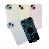 Coque arrière originale pour iPhone 15pro/15Pro16pro 17 Pro Max, coque arrière en verre avec cadre de panneau arrière, boîtier de téléphone portable