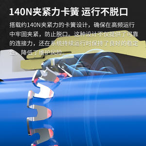 Tuyau d'air flexible en cuivre bleu, connecteur rapide pneumatique PC8-02, connexion rapide droite, composants pneumatiques de 6 mm - Product Image 6