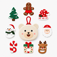 Boîte de rangement en silicone en forme d'ours pour articles de bébé - Étui portable suspendu pour ranger les accessoires de Noël (vente en gros)