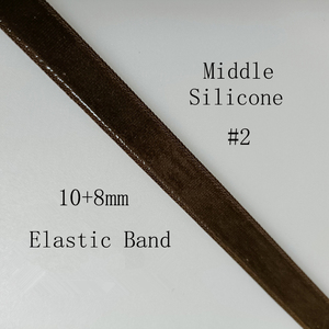 Rắn Màu Đàn Hồi Silicone <span class=keywords><strong>Webbing</strong></span> Dây Thắt Lưng Chống-Trượt Căng Polyester Dây Đeo Cho Tóc Giả Cap Làm Tóc Mở Rộng Công Cụ - Product Image 2