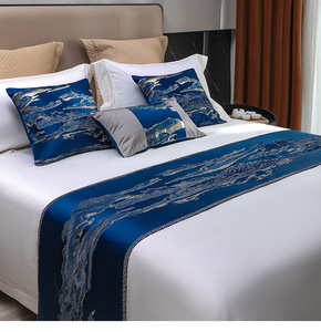 Verano Anne's Luxury Classic Bed Tail Toalla Hotel Decoración Bed Runner - Product Image 5