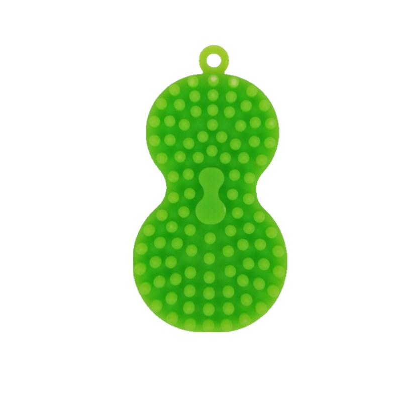 Экологичный силиконовый скребок для тела, Массажная щетка для ванны и душа