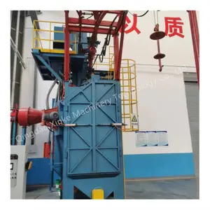 Professional Hook Shot Blasting Machine for Aluminum alloy wheels fittings and rims/Rotary Hook Shot Blasting Machine