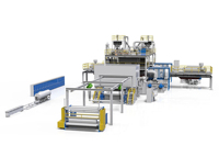 Machine à découper les films de stérilisation médicale, machine à découper le papier crépon, machine à fabriquer les films de stérilisation non tissés SMMS