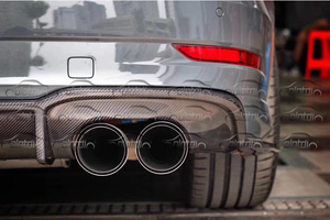 Car Parts Carbon Fiber Rear Bumper Lip Fins <strong>Spoiler</strong> Winglet Splitter Diffuser for Audi <strong>A3</strong> S3 8V 2017+ - Product Image 3