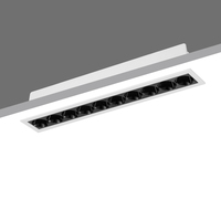 Les projecteurs encastrés à 24 degrés en aluminium de style moderne 10*2W ont mené la lumière de gril