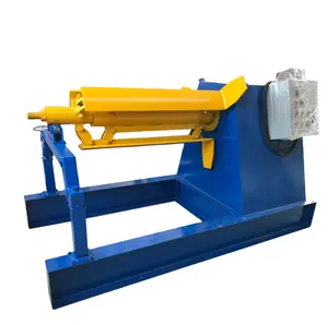 Hydraulic automatic decoiler for cold steel roll forming machine