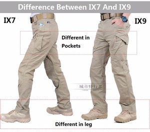 Fronter Slacks <strong>Trousers</strong> Causal Cargo Pants <strong>Khaki</strong> Ripstop for <strong>Men</strong> - Product Image 3