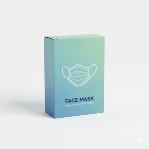 Masque facial d'hôtel 3 couches non tissé jetable anti-poussière pour les chambres d'hôtes - Product Image 1