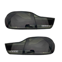 Nouvel ensemble de feux arrière LED clairs 6000K 12V pour BMW Série 4 M4 (F32/F82/F33/F83/F36) avec effet écailles de dragon et fonction clignotant et frein