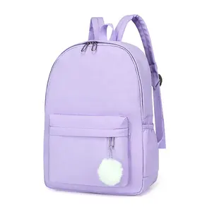 Hot Sale Cheap Colorful Outdoor Rectangle Double Zipper Custom Logo School Bags Backpack for kids 2024