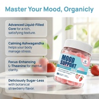 Gummies d'Ashwagandha liquides Qbioflex OEM avec Oméga-3, Complément végétalien premium pour l'énergie et le soutien immunitaire