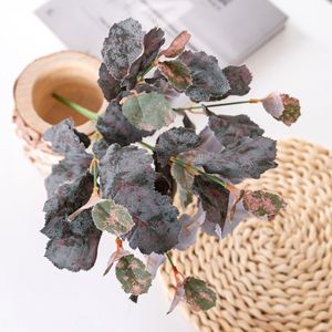Planta Artificial de Hojas de Morera CallaFloral, Color Verde Grisáceo, 7 Cabezas, Decoración de Pared, Decoración para Bodas y Hogar - Product Image 1