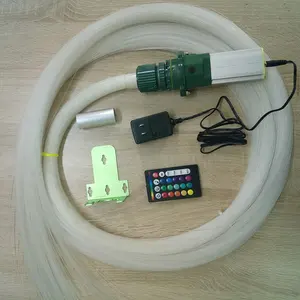 Chine usine 1.5mm PMMA kit de faisceaux de fibres optiques en plastique voiture maison universelle Bluetooth APP contrôlé + scintillement activé par la musique