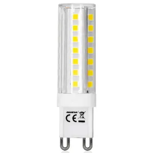 Lámpara LED G9 4.8W, 3000K, 450 lúmenes, eficiente, larga duración; ideal para iluminación interior y ahorro de energía. - Product Image 1