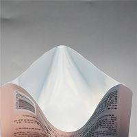 Sacs en Mylar imprimés avec logo personnalisé, sacs en plastique pour emballage de masques, pochettes pour cosmétiques liquides pour le visage