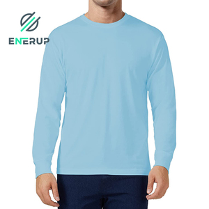 Uni-t-shirt manches longues pour homme, en bambou, vêtement de sport, personnalisé, Ultra doux, Cool, Anti-UV - Product Image 4