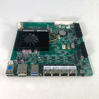 NOUVELLE carte mère OEM Intel N5105 NAS MINI ITX Quad Cores 4 ports Ethernet 2*M.2 6*SATA DDR4 Carte mère de serveur NAS 17x17cm