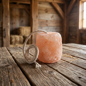 OEM Direct Manufacturer's Natural Himalayan Animal Lick Salt Rope Dried Style Block <b>Press</b> for Dogs Cattle Horses Lick salt - Product Image 1