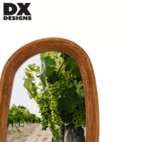 DX Designs Vente en gros d'usine Cadre photo en bois irrégulier 4x6 5x7 pouces Support de chevalet Cadre photo de table Logo personnalisé