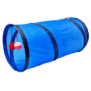 Produits de jardin pour animaux de compagnie en gros jouets pour animaux de compagnie 2 trous Tubes de jeu tunnel avec jouets pour chiot furets lapin chat pour chat de compagnie - Product Image 1