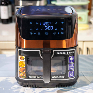 Freidoras de Aire Inteligentes, Electrodomésticos de Cocina, Acero Inoxidable, Multifuncional, Eléctrica, 8l, Doble, Digital, Freidora de Aire sin Aceite - Product Image 6