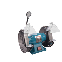 Machine à meuler électrique professionnelle BIYOTI 150W avec meules grossières et fines pour le travail des métaux, meuleuse de banc