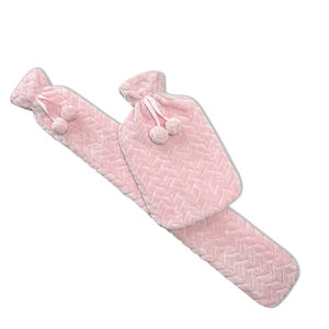 Sac à eau chaude Couverture en peluche Long sac à eau chaude en caoutchouc personnalisé pour l'hiver - Product Image 2