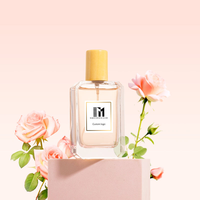 Flacons de parfum de luxe de 50 ml, design de mode, personnalisés, avec un embout à sertir de 15 mm et un vaporisateur à pompe